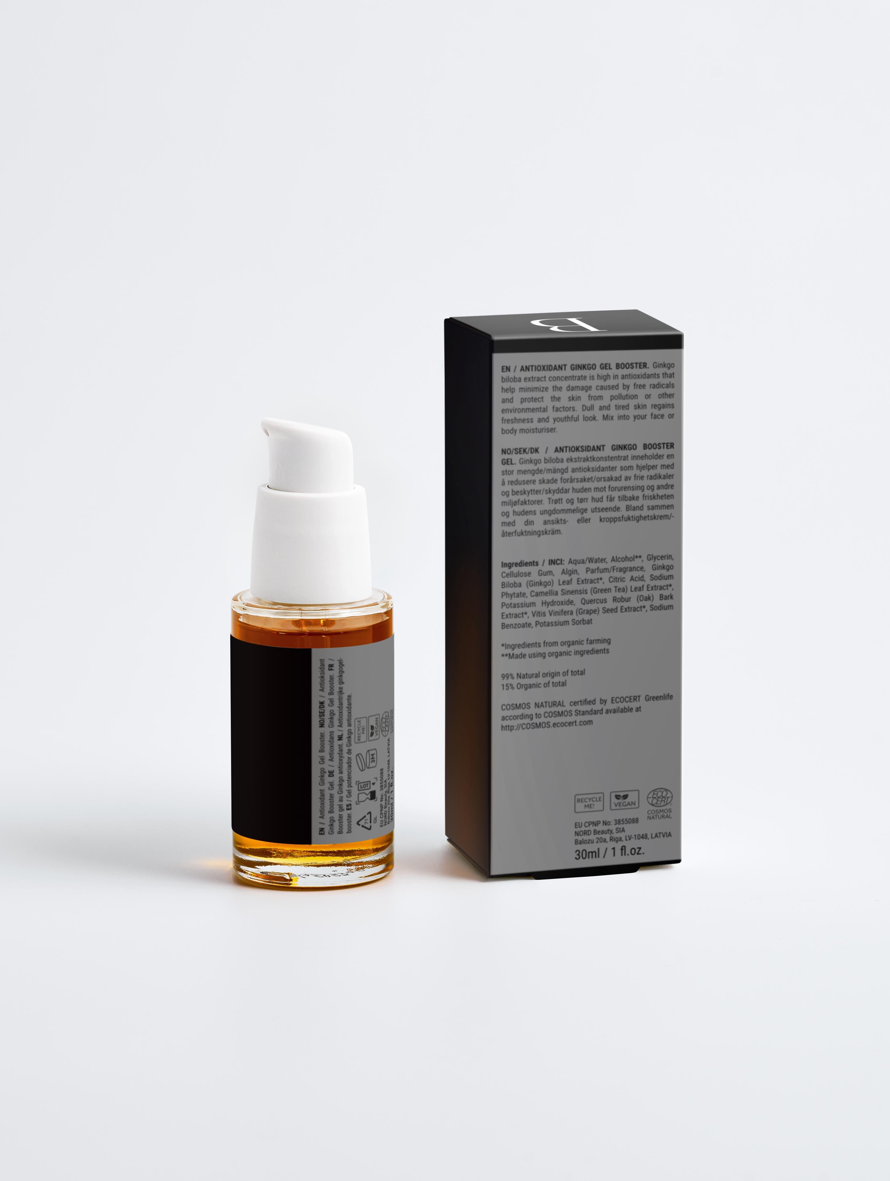 Antioxidant Ginkgo Gel Booster 30ml