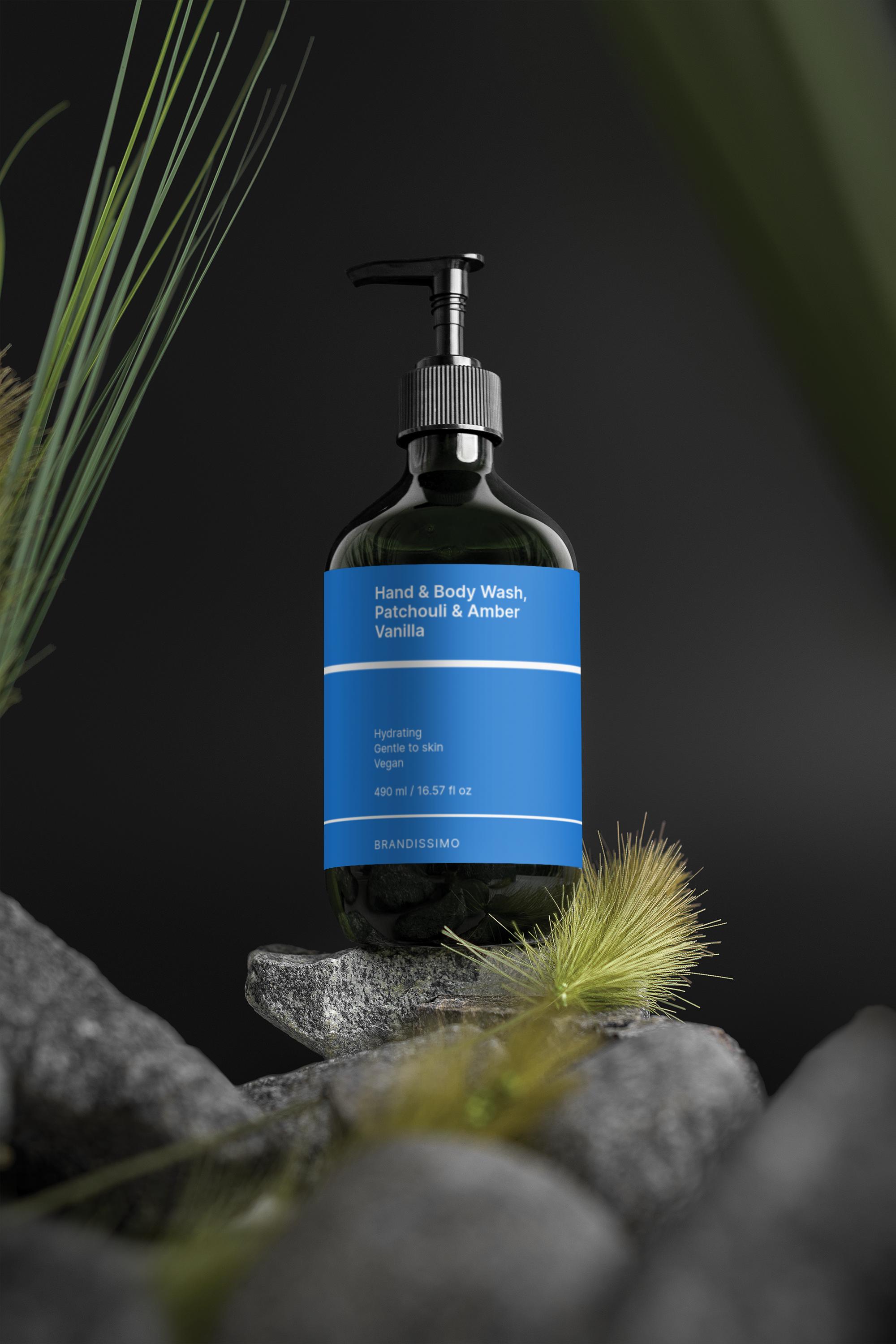 Hand & Body Wash, Patchouli & Amber Vanilla