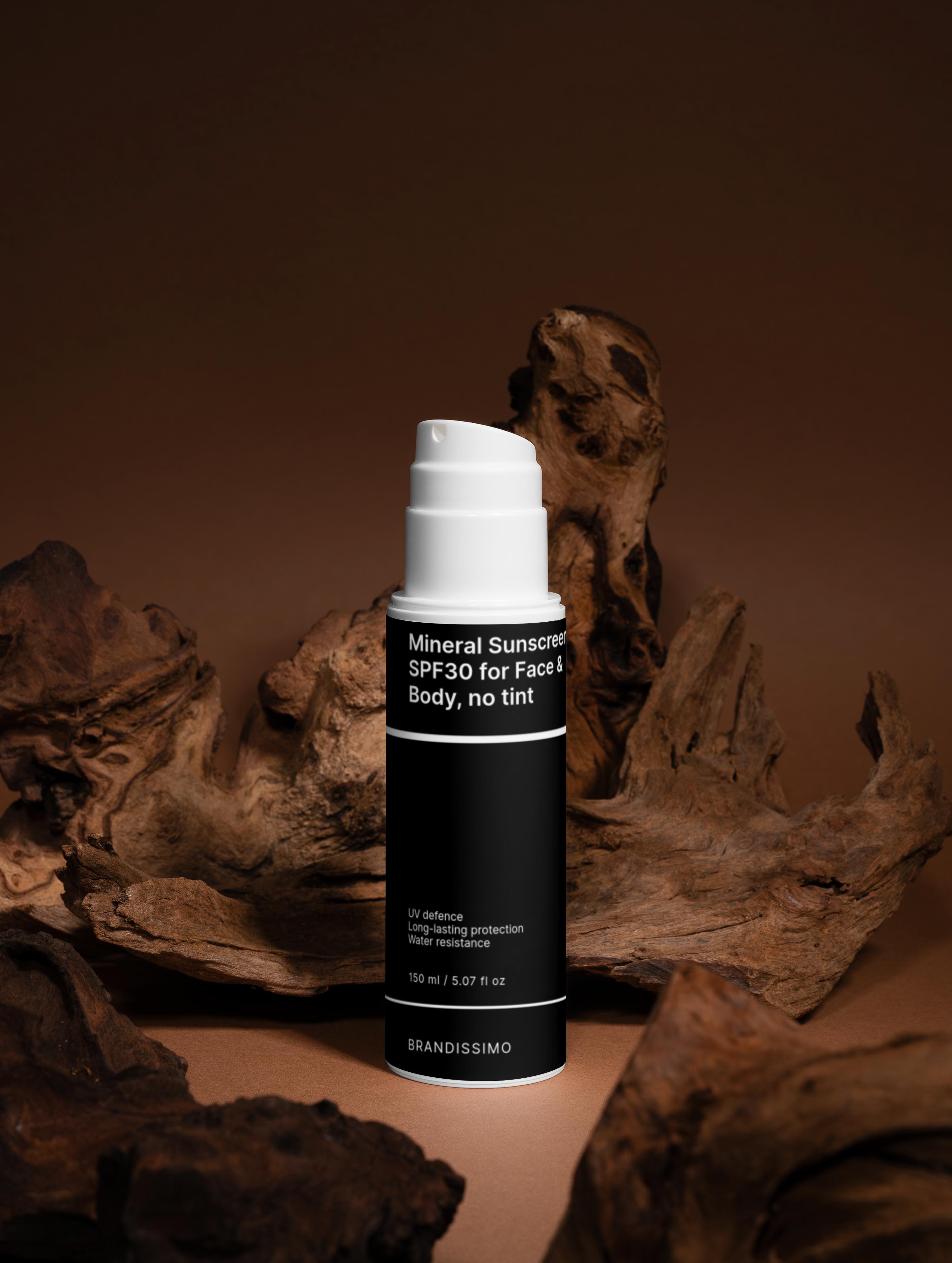 Mineral Sunscreen SPF30 for Face & Body, no tint